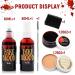 6 Pieces Scar Wax SFX Makeup Kit - Fake Blood Spray Coagulated Blood Gel & Tools for Halloween Cosplay & Special Effects - Buy Online on GoSupps.com
