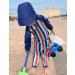 weVSwe Baby Toddler Boy Swimsuit UPF 50+ Sun Protection Rash Guard Swimwear | Blue Rainbow | 0-3 Years & 3 Years | Crotch Zipper - Buy Online on GoSupps.com