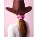 Let's Go Girls Cow Print Hair Scrunchies (12 PCS) - Western Cowgirl Ponytail Holders for Bachelorette Party, Wedding Decorations - Buy Online on GoSupps.com