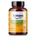 Kinoko Life Vitamin D3 K2 | 200 Liquid Capsules with Omega 9 and Olive Extravergin Oil Vitamin D3 2000 IU and Vitamin K2 MK7 | Adult Vitamin | Vitamin D3 | Vitamin K2