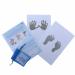 BUSHBABY Inkless Hand & Footprint Kit Inkless Handprint Kit Inkless Paw Print Kit Newborn Keepsake Essential Baby Boy Gifts New Born Baby Shower Gifts for Mum Baby Ink Pads for Hands and Feet 2 wipes Blue