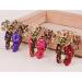 Numblartd 4 Pcs Vintage Flowers Medium Hair Claw Clips with Rhinestone - Chic Hair Grip for Women - Buy Online on GoSupps.com