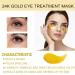 24k Gold Under Eye Patches - 60 Pcs Anti-Aging Eye Gels with Collagen & Hyaluronic Acid for Dark Circles Puffiness & Wrinkles - International Shipping Available - Buy Online on GoSupps.com