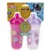 Nuby No-Spill Insulated Hard Spout 9 oz Cup  Colors/Prints May Vary 2 Count (Pack of 1)
