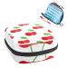 Women's bonds Still Pad Still Pad Fruit red cherry pattern sweet portable period kit pocket feminine product bag for women girls color3
