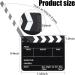 Acrylic Film Clapboard Set with Pens and Eraser - 12 x 9.5 Inches Studio Video Slate for Movie Directors and Scene Shot Supplies - Buy Online on GoSupps.com