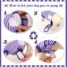 Breathable Post-Op Dog Body Suit for Male & Female Dogs - CastrationRecovery Velcro Purple Striped | International Shipping - Buy Online on GoSupps.com