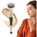 Blush Brush For Cheeks - Dual-Ended Foundation Brush | Beauty Make Up Tool For Women Girls For Travel Business Trips Wedding Daily Life Black Handle Silver Tube - Buy Online on GoSupps.com