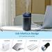 Portable Black Car Diffuser Humidifier | USB Aromatherapy Essential Oil Diffuser | Cool Mist for Home Office Bedroom - Buy Online on GoSupps.com