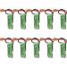 10Pcs CR17450SE-R(3V) PLC Battery with Resistance for SANYO CR17450SE-R(3V) FANUC A98L-0031-0012 PLC Battery
