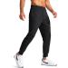G Gradual Men's Golf Joggers Pants - Slim Fit Stretch Sweatpants with Zipper Pockets, Ideal for Work, Running - Black, Medium - Buy Online on GoSupps.com