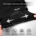 ARSUXEO Men's 2 in 1 Active Running Shorts with 2 Zipper Pockets B191 Black Medium - Buy Online on GoSupps.com