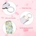 Valyria Sublimation Blanks Chapstick & Lipstick Holder Keychains Bulk Pack - White Rectangle (20 Pcs) - Buy Online on GoSupps.com
