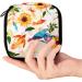 GIAPB Period Bag - Bird and Sunflower Design Sanitary Napkin Holder and Makeup Pouch, Color1679 - Buy Online on GoSupps.com