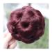 Hair Bun Brazilian Real Hair Braided Bun Hair Piece Braided Bun Donut Claw Clip Style Wig Extensions Real Hair Ladies Hair Bun Hair Extension Hair Piece (Color : D)