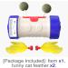 XIAOGO Cats Feather Toy - Interactive Moving Kitty Ball and Catnip Balls, Perfect Indoor Pet Supplies and Birthday Gift for Kittens - Buy Online on GoSupps.com
