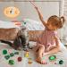Christmas Cat Toys: Collapsible Tunnels & Interactive Feather Toy Set for Indoor Cats & Kittens - Buy Online on GoSupps.com