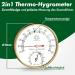 Nordholz 2-in-1 Sauna Thermometer & Hygrometer - Accurate Temperature & Humidity for Optimal Sauna Atmosphere | Premium Aluminum Sauna Accessory - Buy Online on GoSupps.com