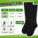 6 Pairs Plus Size Compression Socks 20-30 mmHg - Knee High Support for Women & Men | Extra Wide Calf Circulation Sleeves (Classic Style 4XL - Buy Online on GoSupps.com