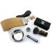 Premium 6pc Straight Razor Shaving Kit | Wooden Cut Throat Razor Badger Brush Leather Strop & More - International Shipping - Buy Online on GoSupps.com