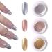 Chrome Nail Polish 3PCS Metallic Gel Nail Polish 3 Grams Fast Drying Metallic Nail Polish Long Lasting 3D Gel Nail Art Chrome Gel Polish Perfect Nail Care Supplies