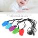 Buy 5 Pack Silicone Baby Teethers | Chewable Necklaces for Toddlers - Soothing Gum Relief - Buy Online on GoSupps.com