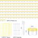 100 Pieces Mini Clear Cosmetic Bottles - 5ml Empty Jars for Lip Balm Lotion & Cream | Transparent Screw Cap Containers - Yellow Set - Buy Online on GoSupps.com