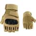 DDK Military Army Tactical Gloves - Fingerless Hard Knuckle Combat Gloves for Men - Black - Large - Buy Online on GoSupps.com