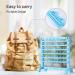Yumkfoi Portable Braiding Hair Rack 120 Pegs - 2-in-1 Standing Hair Holder for Stylists | Double Sided Hair Separator Stand | Hair Extension Holder & Supplies - Blue Plastic - Buy Online on GoSupps.com
