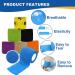 Self-Adhesive Elastic Wrap Bandage Tape - Non-Woven Multi-Color Vet Wrap for Thumb Finger Wrist & Ankle - 14 Rolls - Buy Online on GoSupps.com