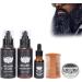 Agatige Beard Growth Kit | Premium Beard Grooming Set with Wash Oil Cream & Comb - Softens & Smoothes - Perfect for Men - Buy Online on GoSupps.com