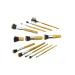 Buy Mart Professional Wooden Makeup Brush Set - 12 Pieces with Travel Pouch | Bamboo Handles & Ultra Soft Synthetic Bristles for Flawless Application - Buy Online on GoSupps.com