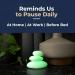 Mindsight 'Peaceful Pebble' Guided Visual Meditation Tool for Stress & Anxiety Relief - Ideal for Adults & Kids - Buy Online on GoSupps.com