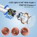 OneAMG 1920p HD Ear Wax Removal Otoscope - WiFi Endoscope with 6 LED Lights IP67 Waterproof Camera for Adults & Kids - Compatible with iPhone iPad Android - Buy Online on GoSupps.com