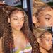 Honey Blonde Lace Front Wigs Human Hair Highlight Ombre Lace Front Wigs Human Hair Deep Curly Lace Front Wigs Human Hair Colored Wigs for Black Women Glueless Wigs Human Hair Pre Plucked Wet and Wavy Human Hair Wigs with...
