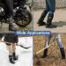 LINKEASE Waterproof Shoe Cover - Foldable & Reusable with Reflector | 2 Pairs XX-Large - Ideal for Motorcycle, Fishing, Cycling & More - Buy Online on GoSupps.com