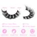 Kiromiro 16mm Wispy Faux Mink D Curly False Eyelashes - Russian Strip Lashes Pack for Cat Eye Look - Buy Online on GoSupps.com