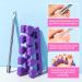 Teenitor 100pcs Clear Press on False Toenail Kit with Glue, Cuticle Pusher & File - Full Cover Fake Toenails for Salon - Buy Online on GoSupps.com