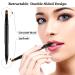 Falliny Retractable Dual-Ended Lip & Eyeshadow Makeup Brushes - Set of 2 | Travel-Friendly Design with Caps - Buy Online on GoSupps.com