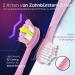 Buy Seago Electric Toothbrush - 40 000 VPM 8 Tips Pressure Sensor 5 Modes Rechargeable with Travel Case - Pink | International Shipping Available - Buy Online on GoSupps.com
