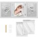 Navaris Baby Handprint and Footprint Kit - Frame and Clay Set for Casting Newborn Boys and Girls' Hand and Foot Prints - Grey Bamboo Frame - Buy Online on GoSupps.com