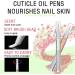 Cuticle Oil Pens for Nail Care 2Pcs Cuticle Revitalizer Oil Pen Natural Nail Oil Pens with Fruit Extract for Repairing Cracked and the Dry Cuticle Apple & Straberry - Buy Online on GoSupps.com