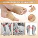 Upgraded Toe Pads - Breathable Bunion Cushion Sleeves for Men & Women | Comfortable Elastic Foot Protectors for Day & Night Relief | 2 Pairs - Buy Online on GoSupps.com