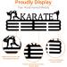 Japanese Karate Medal Hanger Display - Metal Holder for 60+ Medals | Athlete Gift for Competition Medal Hanging - Taekwondo & Sports Race Ribbon Display - Buy Online on GoSupps.com