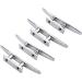 Stainless Steel Low Flat Top Boat Cleats - Set of 4 | Marine Dock Cleats - Buy Online on GoSupps.com