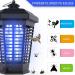 JCHOPE Electric Fly Trap - 4200V Indoor Mosquito Killer for Home, Backyard, Patio - 18W High Powered Fruit Fly and Moth Insect Trap (Black) - Buy Online on GoSupps.com