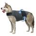 HCHYEY Dog Anxiety Jacket, Skin-Friendly Weighted Dog Vest - Dog Shirt for Thunder, Fireworks and Separation - Keep Pet Calm Without Medicine & Training, Anti Anxiety Vest for Dogs (Dark Grey, XL) X-Large