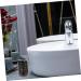 Garneck 4-Piece Black Porcelain Drinkware Set - Stylish Brush & Cup Storage for Home Washbasin & Worktop | 11x7.7cm - Buy Online on GoSupps.com