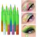 Liquid Eyeliners Neon Water Colored Pencil Colored Neon Liquid Eyeliners Pen 8x | Long Lasting Vivid Color Eye Makeup for Women - Buy Online on GoSupps.com