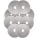 Rotary Cutter Blades 45mm 10 Pack by KISSWILL, Fits Fiskars, Olfa, Martelli, Dremel, Truecut, DAFA Rotary Cutter Replacement for Quilting Scrapbooking Sewing Arts &Crafts, Sharp and Durable Round hole Blades